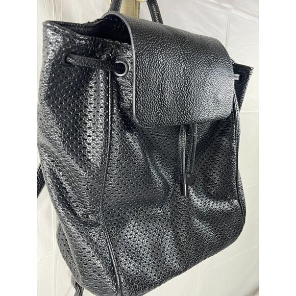 STEVE MADDEN Black Backpack Perforated - Picture 15 of 15